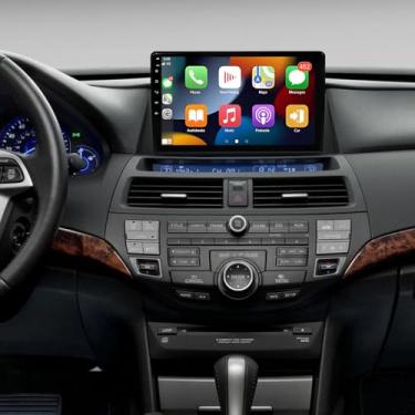 Imagem de Rádio estéreo automotivo para Honda Accord 2008 2009 2010 2011 2012 2013, tela sensível ao toque de 10,1 polegadas, Rimoody Android 13 Carplay Navegação GPS WiFi Mirror Link Bluetooth FN RDS EQ Câmera