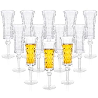 Imagem de Copos Cordial com Haste, 42,5 g/45 ml, Conjunto de 12 Copos de Xerez, Copos Limoncello para Tequila, Conjunto de Copos de Shot com Haste