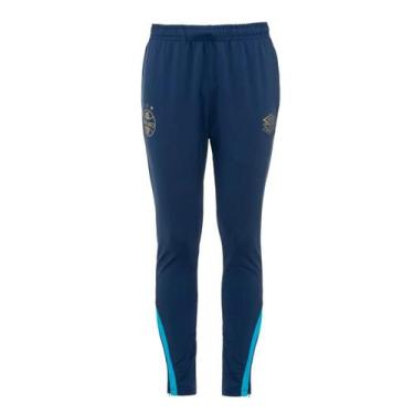 Imagem de Calça Masculina Umbro Grêmio Treino 2025, Marinho, Azul, P, Masculino