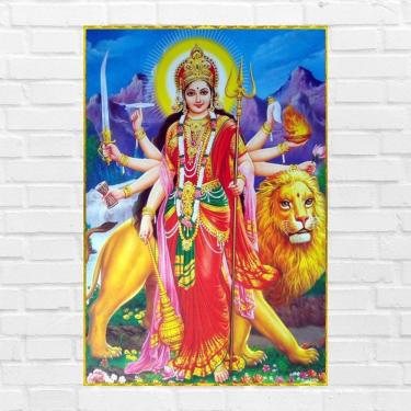 Imagem de Placa Decorativa Mdf Durga Tamanho 20x27cm