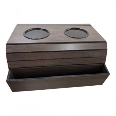 Imagem de Esteira Para Sofá Suporte Copos E Controle Remoto Tabaco.