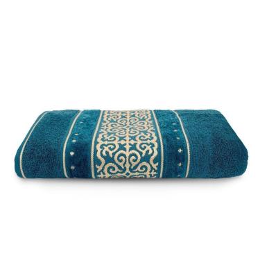 Imagem de Toalha De Rosto La Vie 450 G/m2 Fio Penteado Appel Azul Profundo