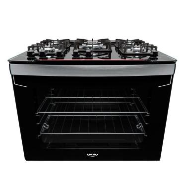 Imagem de Fogão De Embutir 5 Bocas Com Mesa De Vidro Diplomata Bivolt Preto Bivolt