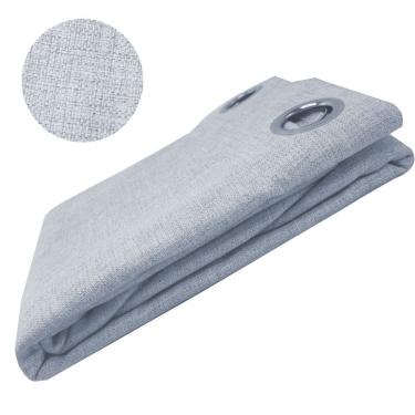 Imagem de Cortina 1 Folha Corta Luz 8 Furos Sala Porta Janela 1.40X2.50M