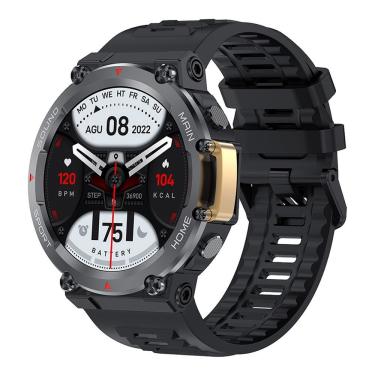 Imagem de Relógio Inteligente Masculino Run2 Bateria De Longa Duração Gps Npc Preto