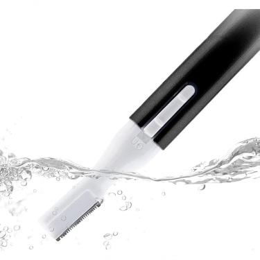 Imagem de Mini Depilador Aparador Eletric Masculino -barba Bigode Nariz Caneta Preta