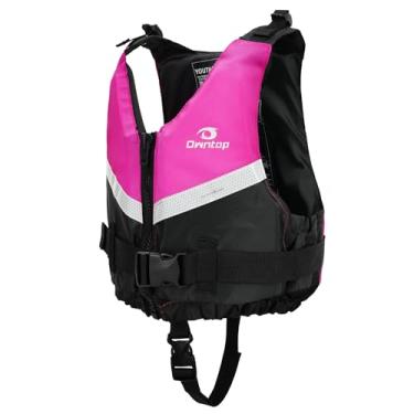 Imagem de Owntop Colete De Natação Adulto, Jaqueta Ultrafina Masculina, Fivelas Confortáveis Na Virilha, Zíper, Treinamento Natação, Caiaque, Passeios Barco, Esportes Aquáticos (Rosa, Gg/Gg)