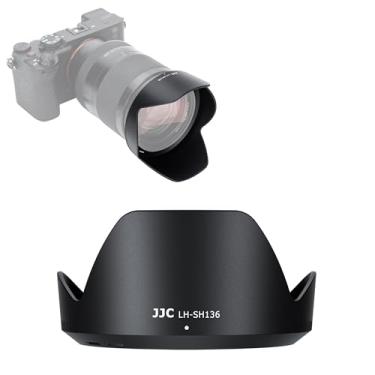 Imagem de JJC ALC-SH136 Sombra de para-sol reversível baioneta para lente Sony FE 24-240 mm F3.5-6.3 OSS SEL24240, substitui o para-sol Sony ALC-SH136, permite fixar filtro de 72 mm e tampa de lente