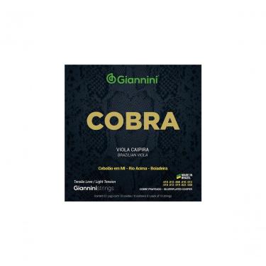 Imagem de Encordoamento Para Viola Aço Prateado Tensão Leve Série Cobra Gesvl