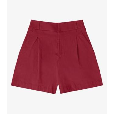 Imagem de Bermuda Feminina Bengaline Endless Vermelho, G, Vermelho