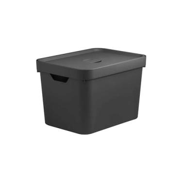 Imagem de CAIXA ORGANIZADORA CUBE M 18L COM TAMPA