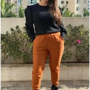 Imagem de calça feminina jogger bengaline - filo modas, Verde, G