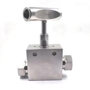 Imagem de Válvula manual de aço inoxidável Waterjet HP, reta, 10078863,4100 bar 0,38 3/20.3 cm Conexões de alta pressão de jato de água 60000PSI para máquina de corte a jato de água kmt