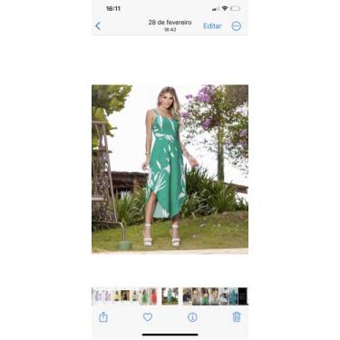 Imagem de Macacão pantacourt  com estampa  - Yasmin modas , Estampado verde, G