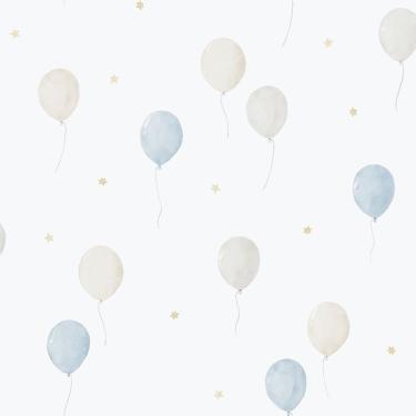 Imagem de Papel De Parede Enzo Balão Azul 287-2