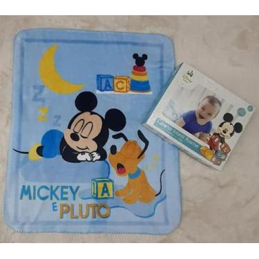 Imagem de Cobertor- Antialérgico Raschel Disney Mickey- Sonhando Azul - Jolitex