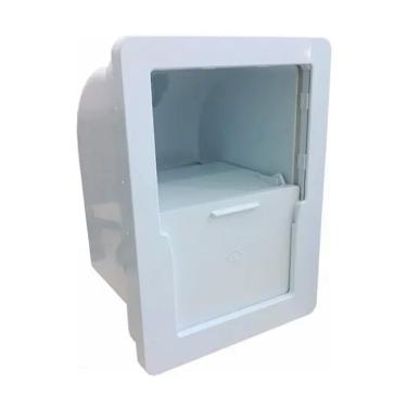 Imagem de Coadeira Skimmer Compacto para Piscina Brustec Lazer Branco