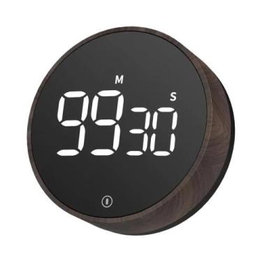 Imagem de Temporizador De Cozinha Digital Magnético Manual Contagem Regressiva R