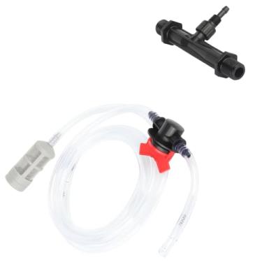 Imagem de Eujgoov Irrigação de Gotejamento Com Eficiente de Gripagem para Fertilizantes para Grama, Plástico Tudo Em um Design para Carpinteiros Agrícolas (1/2 polegada)