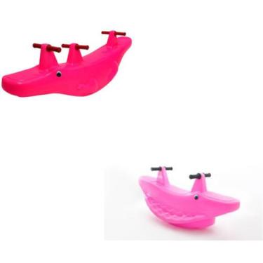 Imagem de Gangorra Jacaré e Crocodilo para 2 Crianças  Ideal para Creches e Play