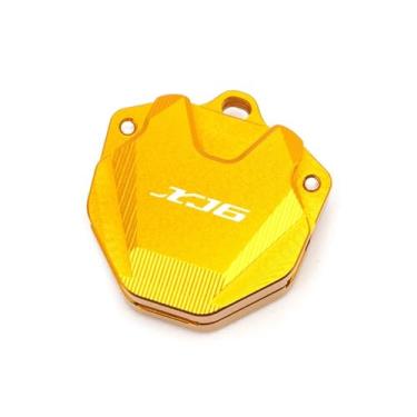 Imagem de jininshengxindianzi Compatible With XJ6 2009-2015 XJ6N XJ6 N DIVERSION CNC Aluminum Key Case Key Cover Cap Motorcycle Accessories With Logo XJ6 2023(Gold)