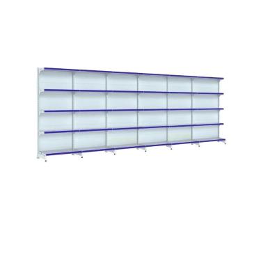 Imagem de Gôndola FIT Parede 2,02m Altura x 6,00m Comprimento 1 Inicial 5 Continuações