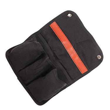 Imagem de KIMISS Bolsa Organizadora Lateral de Cadeira Multifuncional - Solução de Armazenamento Portátil para Camping, Praia e Cadeiras Ao Ar Livre - 4 Bolso de Suporte de Braço para Tablets, Telefones e