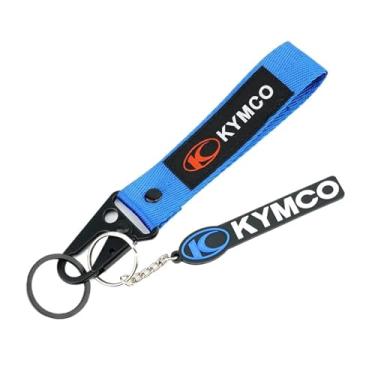 Imagem de jininshengxindianzi Motorbike Keychain Compatible With Kymco AK550 Xciting 250 300 400 500 Downtown 125 200i 300i 350i X Town Ct250 Ct300 S400 Key Chain Keyring(Beige)