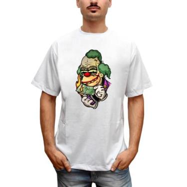 Imagem de Camiseta Masculina Palhaço Coringa Joker Palhaço Vilão Simpson - Bella