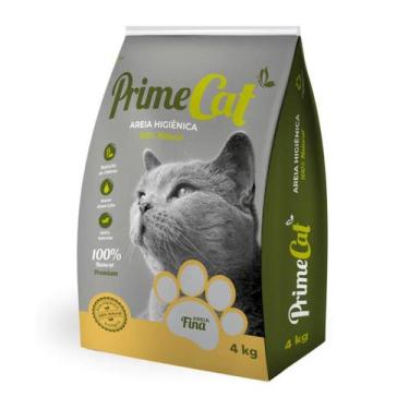 Imagem de Areia higiênica primecat premium 4 kg natural argila atapulgita - PADC