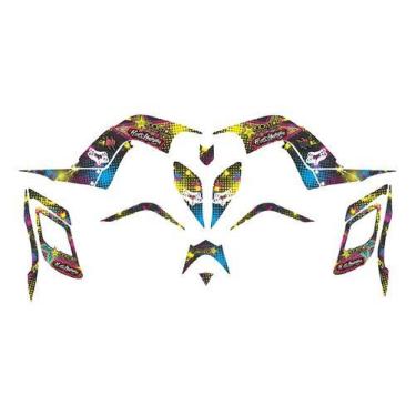 Imagem de Adesivo Quadriciclo Yamaha Raptor 700 Rockstar 0,20mm 049lm - SPTS