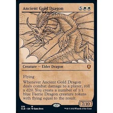Imagem de Magic: the Gathering - Ancient Gold Dragon (376) - Showcase - Battle for Baldur's Gate
