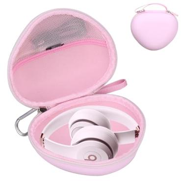 Imagem de Aproca Capa de fone de ouvido rosa nuvem para fones de ouvido sem fio Beats Studio Pro/Beats Solo 4 / Beats Solo3 / Beats Studio3 - Capa de fone de ouvido portátil para armazenamento