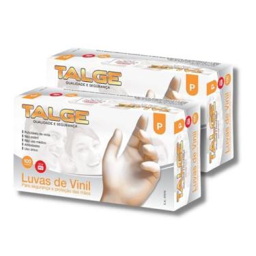 Imagem de Luva vinil s/ po p c/ 200 un. - TALGE