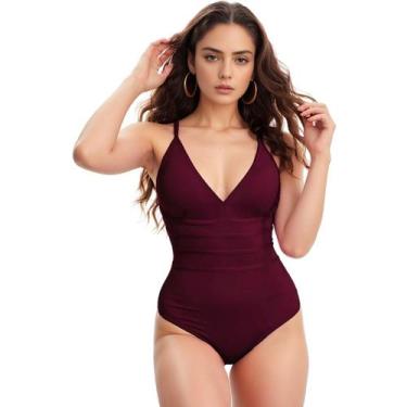 Imagem de Maiô Modelador Frente Única Com Bojo Cavado Acinturado Firme - HYPE MO