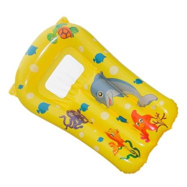 Imagem de Biniveil Boias de piscina infantis – Boia inflável para piscina | Brinquedo flutuante dobrável para nadar na água e ao ar livre, praia, rio, quintal, brincar para meninos e meninas