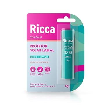Imagem de RICCA PROTETOR SOLAR LABIAL MENTA FPS30 BLISTER