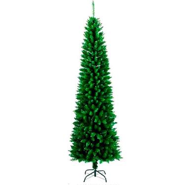 Imagem de Árvore De Natal 1,80 M 580 Galhos Slim Luxo Verde Premium Pinheiro Decoração Natalina Cheia Pinheirinho Natalino