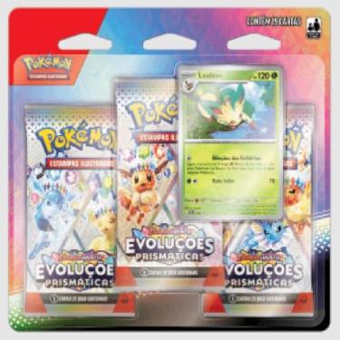 Imagem de 03 Blister Triplo Pokémon Evoluções Prismática Copag