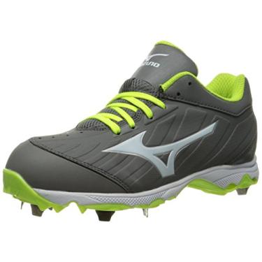 Imagem de Mizuno Chuteira feminina 9-spike Advanced Sweep 3 Softball, Cinza/branco, 12 D US
