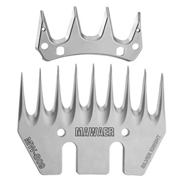 Imagem de MAWAER Tesoura De Ovelha Com 9 Dentes, Lâminas Reposição Para Tosquiadeiras Fit Oster, Lister, Heiniger, Tosquiadeira Animais Removível Tosa Cabras, Cordeiros, Lhamas E Alpacas (9 Dentes)