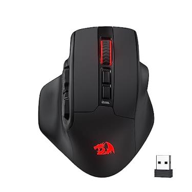 Imagem de Mouse Gamer Redragon Bullseye Pro, Wireless 2.4GHz Cabo ou Bluetooth, RGB, 7 Botões, 26000DPI, Preto - M806RGB-PRO