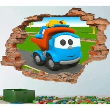 Imagem de Adesivo De Parede Leo Caminhão