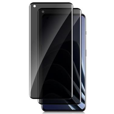 Imagem de CeiLarv 2 peças de vidro temperado compatíveis com OnePlus 10 Pro protetor de tela de privacidade [antiespião] [anti-arranhões] [dureza 9H] vidro temperado para OnePlus 10 Pro 5G
