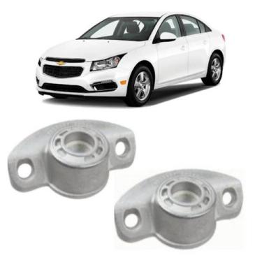 Imagem de Par Coxim Batente Amortecedor Traseiro Gm Cruze 2012 a 2016 - Solupe P
