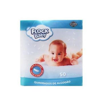 Imagem de Algodão Flock Baby Quadrado 50 Unidades - NAO DEFINIDO