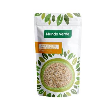 Imagem de Aveia Em Flocos Finos Sem Glúten Mundo Verde 200g