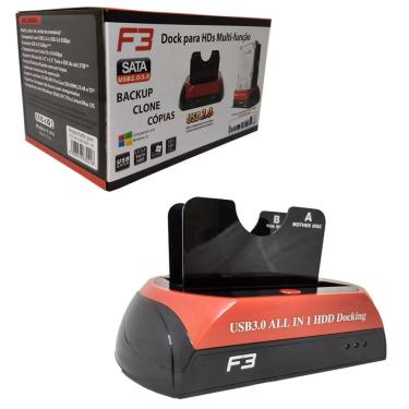 Imagem de Dock Station Usb 3.0 2x Sata 3.0 F3 Jc-oc876u3