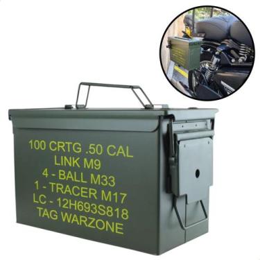 Imagem de Caixa Bau Bolsa Maleta Isolada Impermeável Alforge Moto Motocicleta La