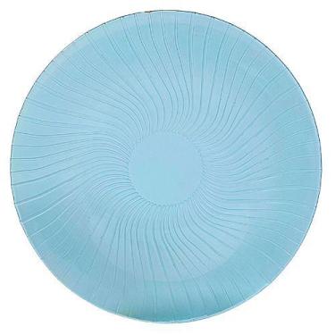 Imagem de Prato Raso Cosmos Plus Azul 100% Vidro 25 Cm PPCA 514 Durax